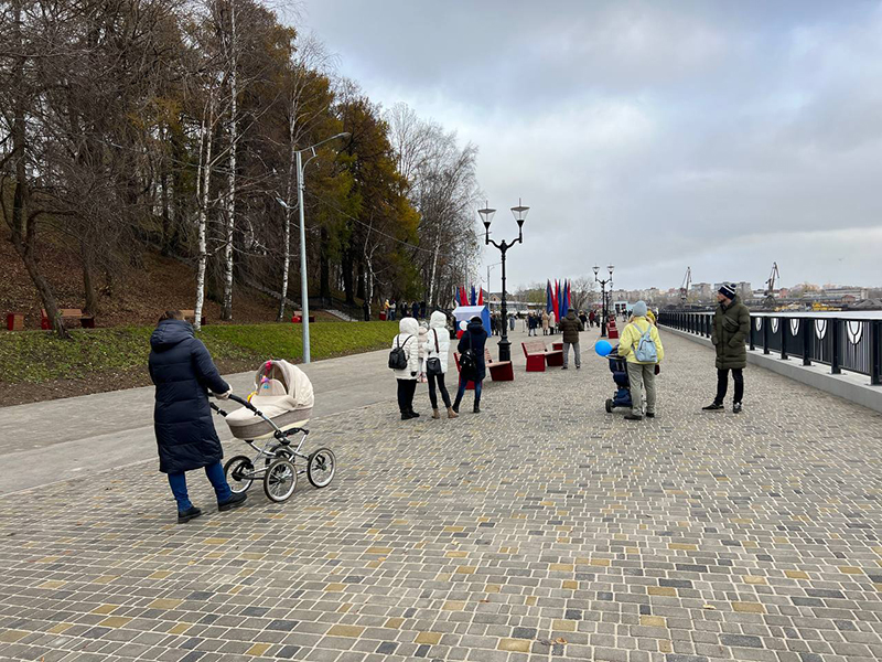 Фото новой набережной в череповце