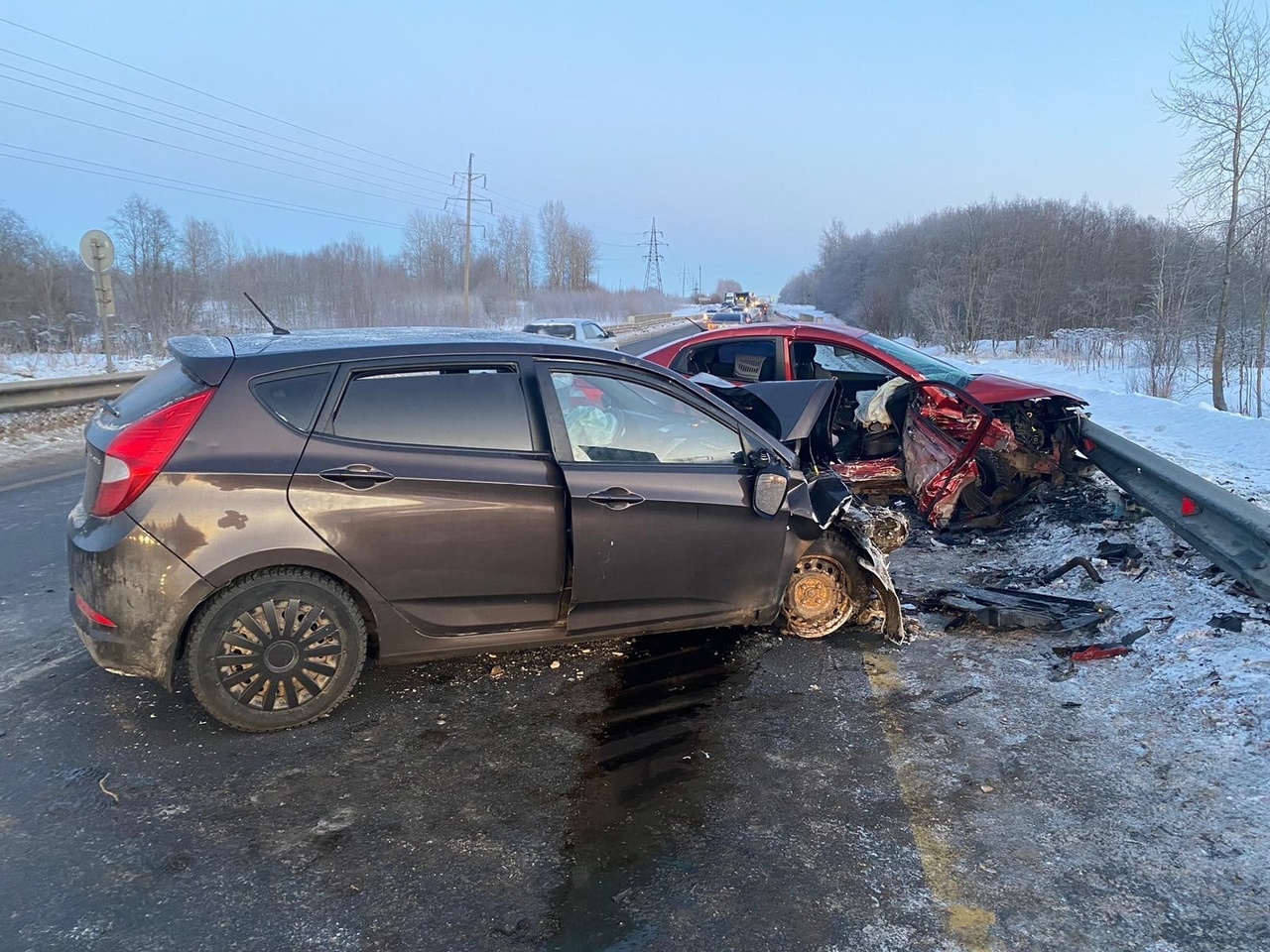 Пять человек пострадали в лобовой аварии под Череповцом | 09.01.2023 |  Череповец - БезФормата