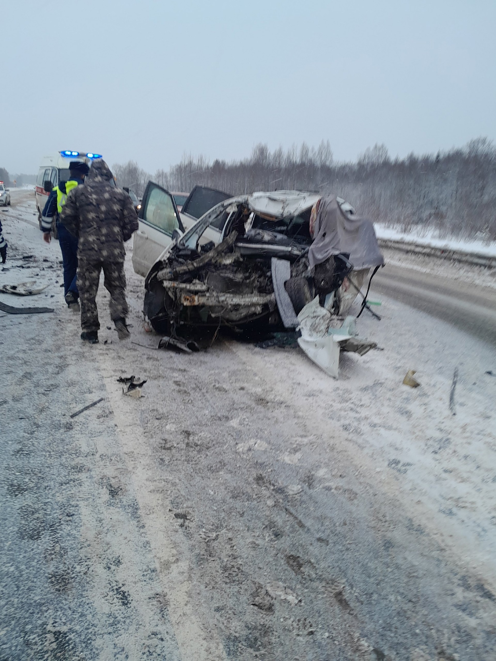 В ДТП недалеко от Череповца погибли водитель и двое детей | 30.12.2023 |  Череповец - БезФормата